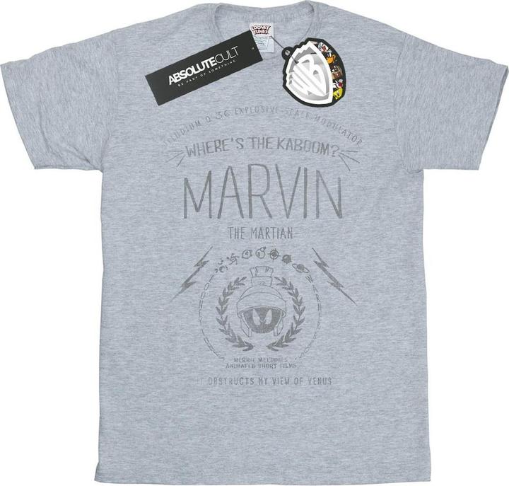 Immagine prodotto Looney Tunes Marvin The Martian Where's The Kaboom Maglietta Ampia Donna (M)