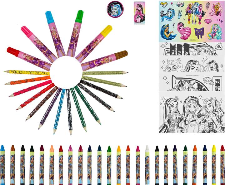 Actual product image Undercover Malset Monster High 51-teilig, Altersempfehlung ab: 11