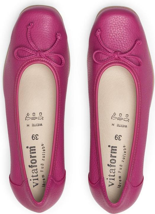 Produktbild Vitaform ® Ballerinas Damen I Slip Ons Sommer-Schuhe I Brautschuhe flach I 100% exklusives (35)