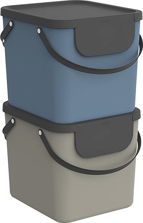 Actual product image Rotho Albula 40 l recycling bin, blue (40 l)