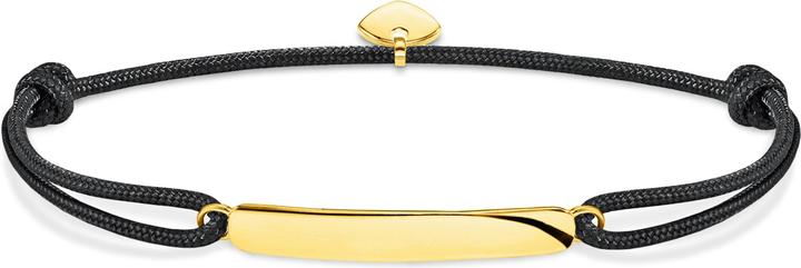 Thomas Sabo Kette Little Secret Classic gold (27 cm, Nylon, 925 Sterlingsilber, 750 Gelbgold Vergoldung)