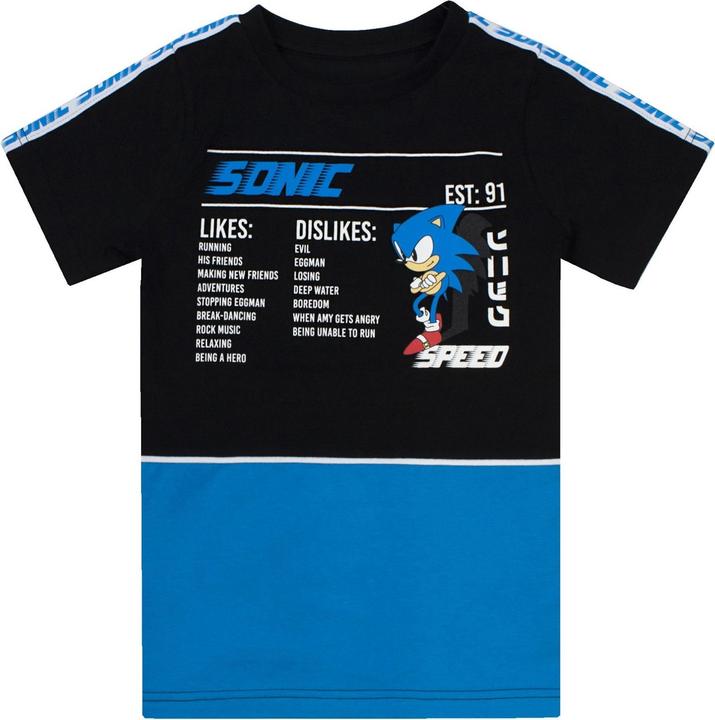 Image du produit Sonic The Hedgehog Gaming Statistics T-shirt garçon (122)