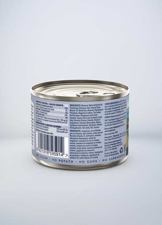 Immagine prodotto Ziwi Peak Cibo per gatti in scatola macherel 185g (Adulto, 1 pz., 185 g)