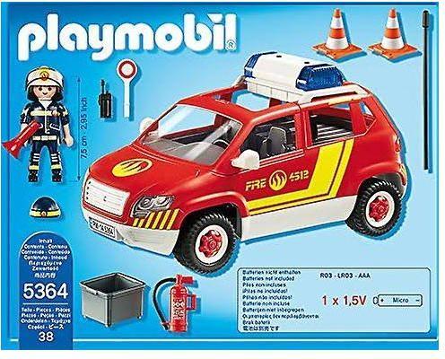 Produktbild Playmobil Brandmeisterfahrzeug (5364)