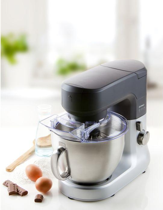 Actual product image Domo Food processor complete set 4.5 litre bowl DO9182KR Professional kneading machine (1000 W)
