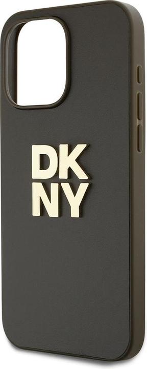 Produktbild DKNY PU Leather Stack Logo Wrist Strap Case for iPhone 15 Pro Brown (Apple iPhone 15 Pro)