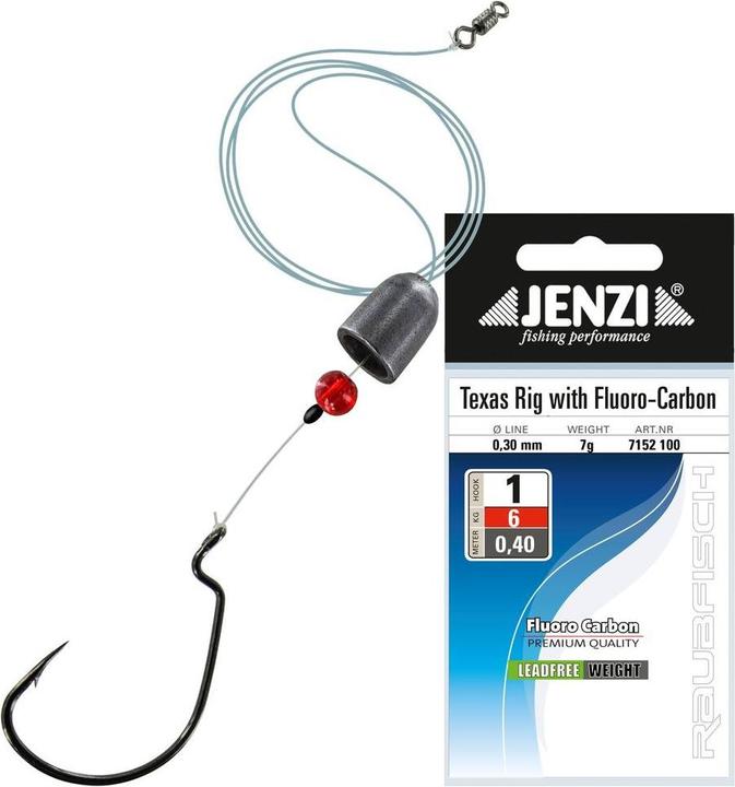 Produktbild Jenzi Texas Rig Fluorocarbon