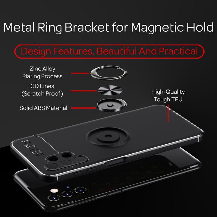 Produktbild Nalia Matte Ring Silikon Hülle (Samsung Galaxy A13)