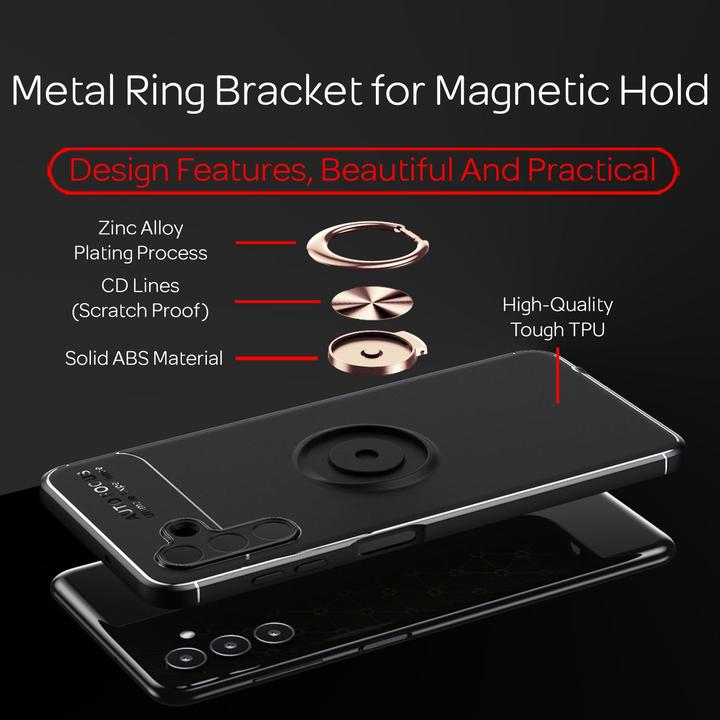 Produktbild Nalia Matte Ring Silikon Hülle (Samsung Galaxy A13 5G)