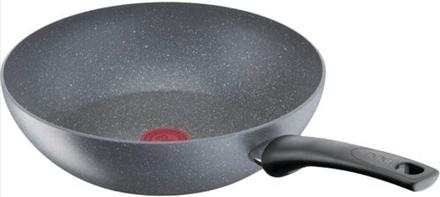 Actual product image Tefal Pan G1501972 Healthy Chef Wok, Diameter 28 cm, Suitable for induction hob, Fixed handle (28 cm, Wok, Aluminium)