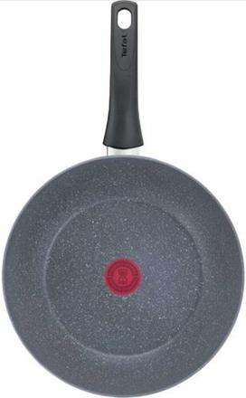 Actual product image Tefal Pan G1501972 Healthy Chef Wok, Diameter 28 cm, Suitable for induction hob, Fixed handle (28 cm, Wok, Aluminium)