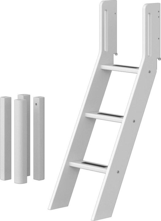 Flexa Sloping ladder and post for half height bed