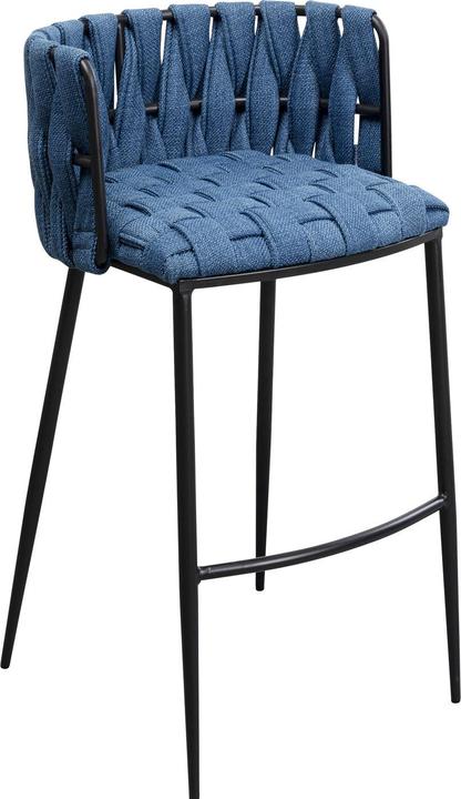 Produktbild Kare Design Barstuhl Saluti Blau 77cm