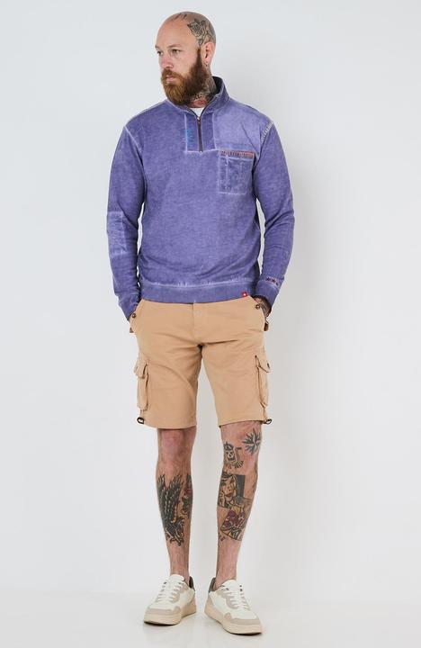 Actual product image Joe Browns Stitch Detail 1/4 Zip Sweatshirt (L)