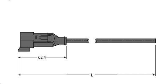 Immagine prodotto Turck Connettore valvola Deutsch DT04 Cavo di collegamento DT04-3P-A-10/TXL