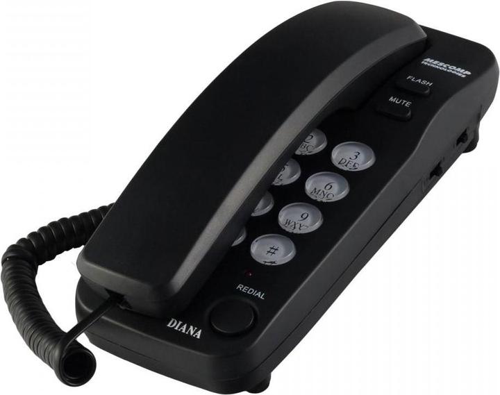 Image du produit Mescomp Technologies Mesmed Mescomp MT 518 Diana Black landline phone