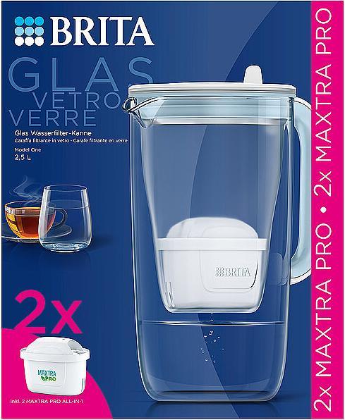 Actual product image Brita Glass water filter jug