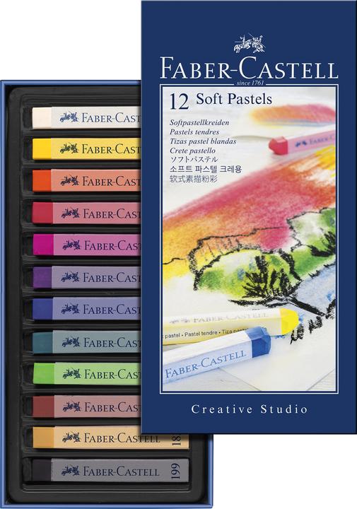 Produktbild Faber-Castell Softpastellkreiden STUDIO (Mehrfarbig, 12 x)