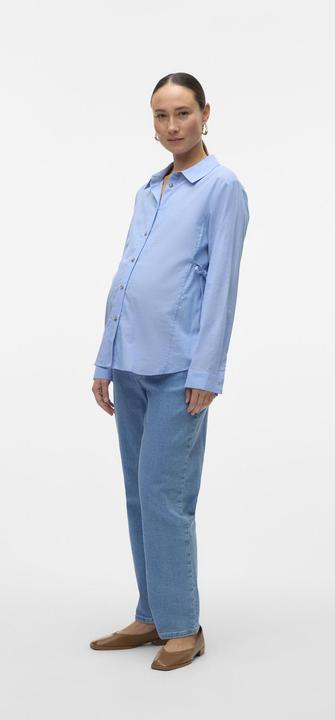 Immagine prodotto Mamalicious Vestibilità regolare Collo a camicia Polsini con bottone Maniche strette Camicia Camicia Camicia (M)
