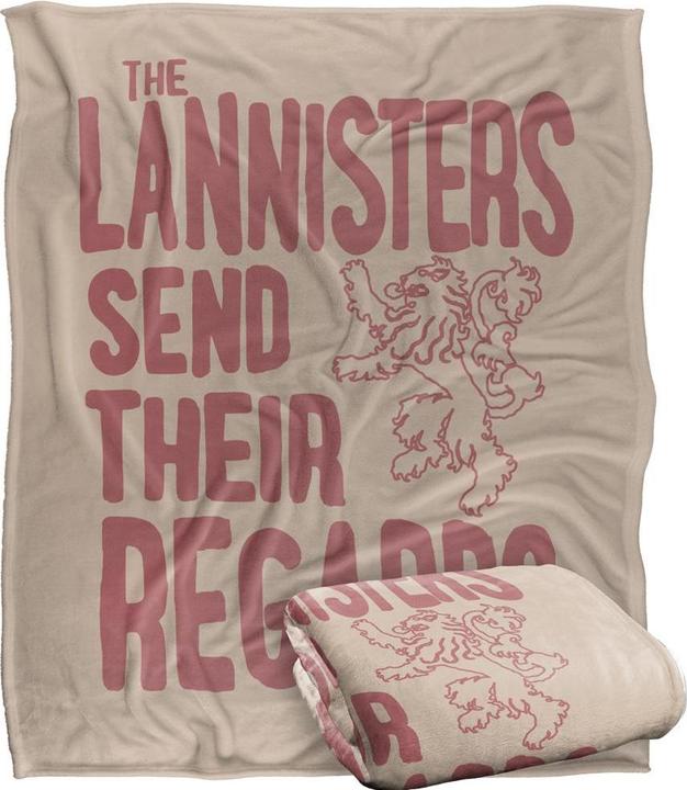 Game of Thrones Decke Lannisters Send Their Regards (152 x 127 cm)