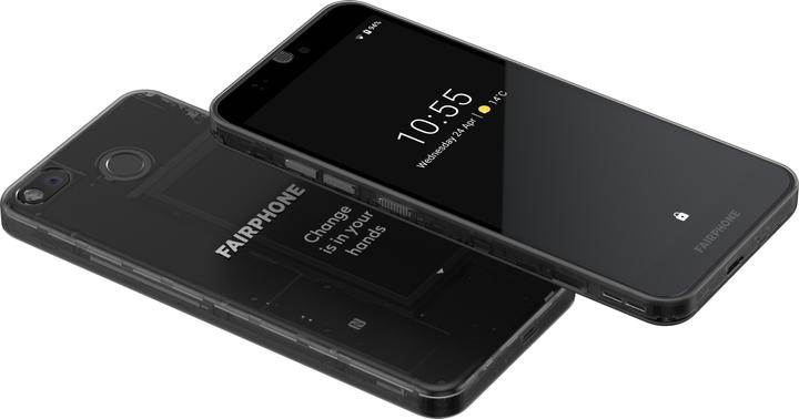 Produktbild Fairphone 3 (64 GB, Dark Translucent, 5.65", Dual SIM, 12 Mpx, 4G)