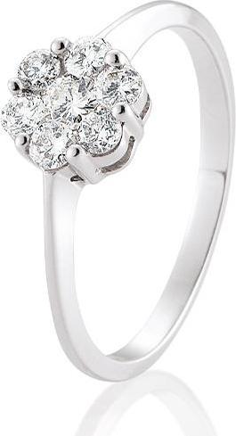 Produktbild Breuning Verlobungsring Flower (58, 750/18 K Gold)
