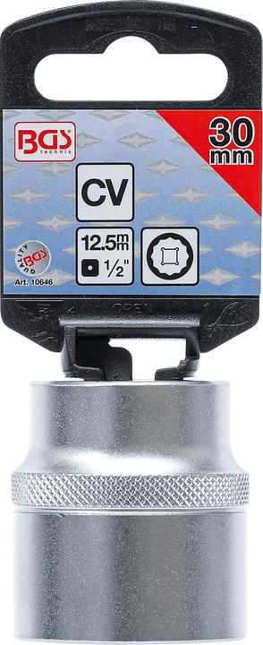 Actual product image BGS Socket, 12-point 12.5 mm (1/2") Drive 30 mm (30 mm)