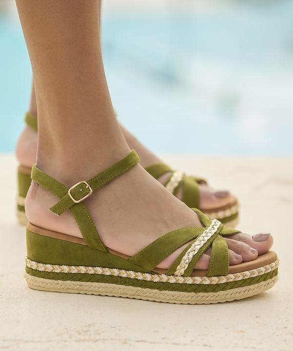 Joe Browns Braided Detail Studded Platform Sandals