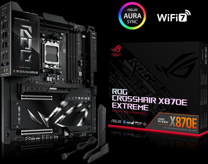 Actual product image ASUS MB Amd Am5 Rog Crosshair X870e Extreme (AM5, AMD X870, E-ATX)