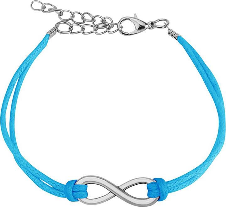 Image du produit Star Piercing Bracelet en similicuir bleu Infini (Similicuir, sans laiton)