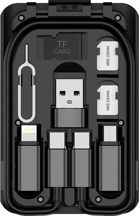 Actual product image Budi Multi-functional box for phones, 6 types of cables