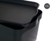 Image du produit Kipit boîte en plastique avec couvercle 7,5l anthracite (7.50 l)
