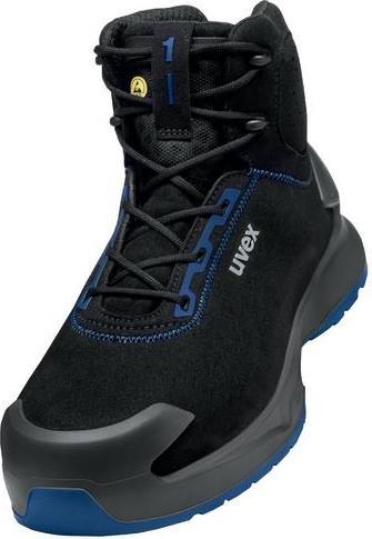 Uvex Sports uvex 1 x-craft Botte S2 68150 noir, bleu largeur 14 Taille 42 (S2, 42)