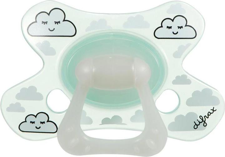 Difrax Silicone da notte Nuggi Natural 6+M (1 x)
