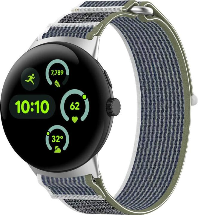 Image du produit Cover-Discount Google Pixel Watch 3 - 45mm - Nylon Stoff Band flexibel mit Klett (Nylon)