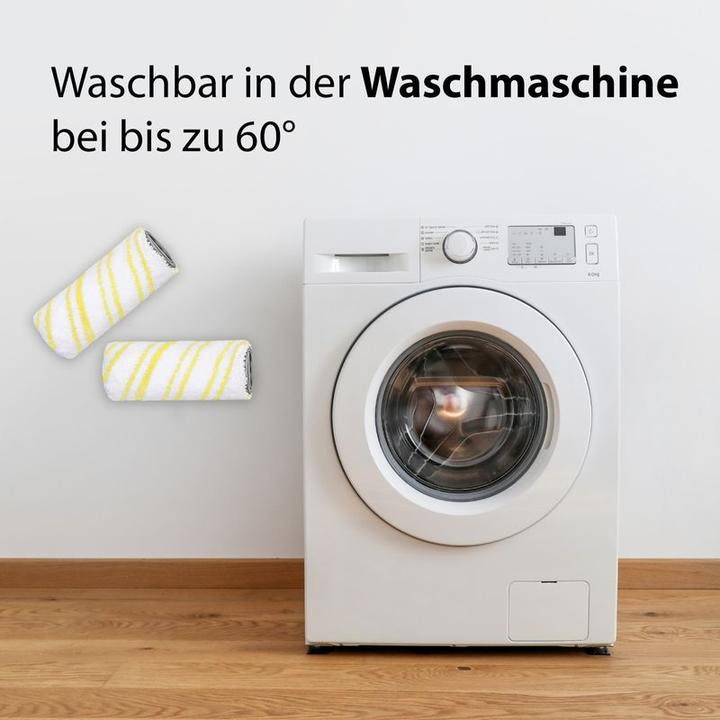 Image du produit Hermex Jeu de rouleaux alternatifs Kärcher FC3 FC5 FC7 Rouleaux microfibres, pack de 2