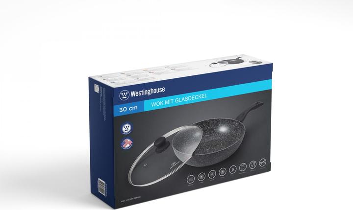 Image du produit Westinghouse Black Marble Poêle à wok (30 cm, Wok, Aluminium)