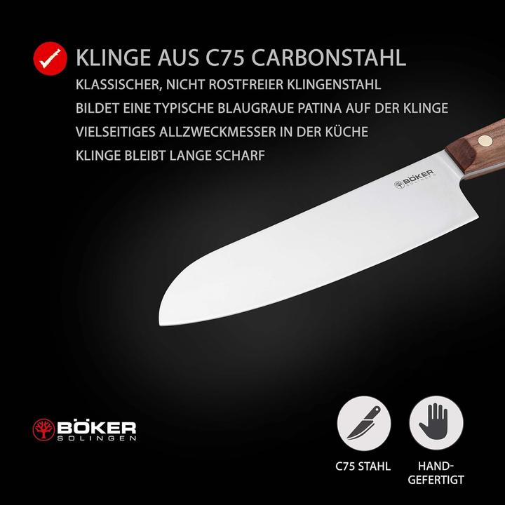 Actual product image Böker Cottage Craft Santoku (16.30 cm)