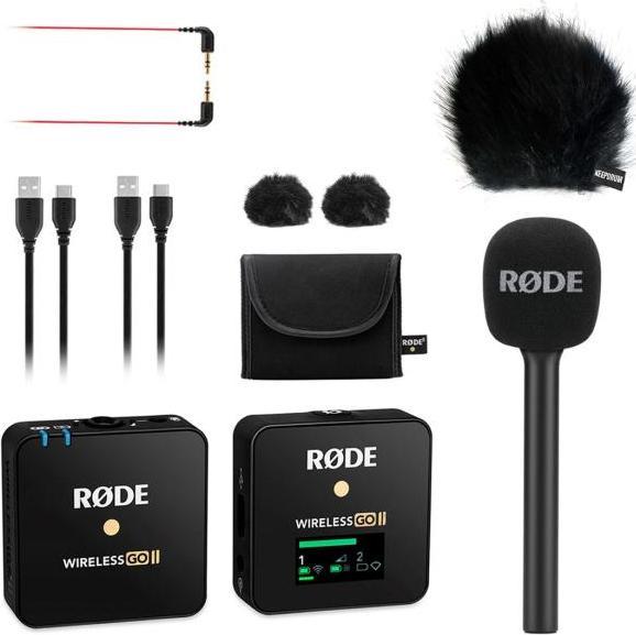 Produktbild RØDE Wireless GO II Single mit Interview GO und Windschutz BK