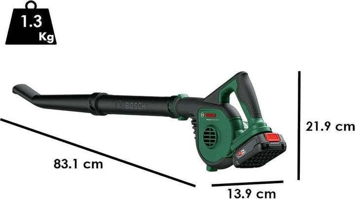 Actual product image Bosch Home & Garden UniversalLeafBlower 18V-130 (Rechargeable battery operated, Leaf blower)