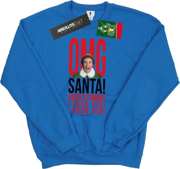Image du produit Elf - Sweat OMG SANTA KNOW HIM - Homme (XL)