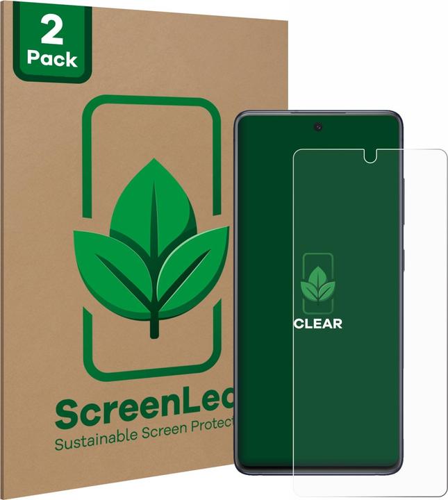 Productafbeelding ScreenLeaf Beschermfolie duurzame screenprotector screenprotector folie helder transparant (2 Stuk, Samsung Galaxy S20 FE 5G)