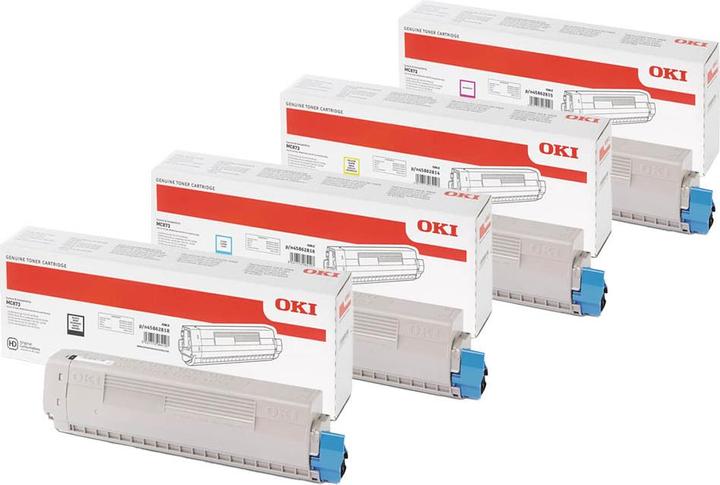 Image du produit OKI Original MC873 SET Set avec les quatre couleurs (M, CF, C, Y)