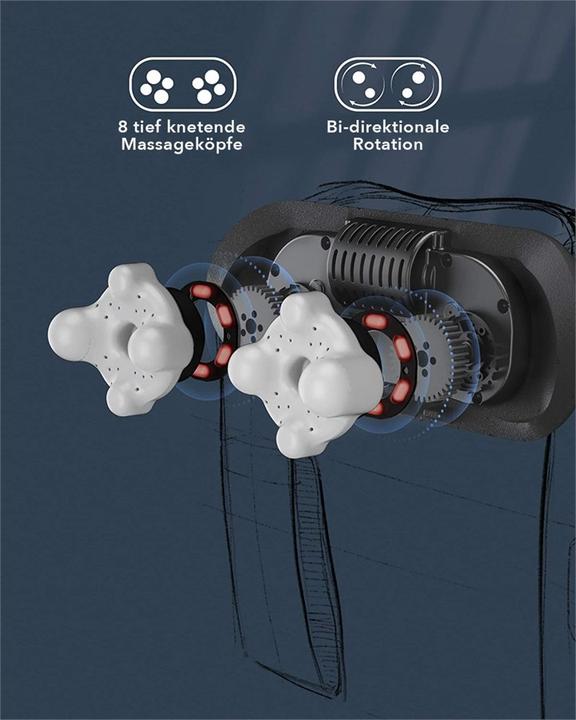 Image du produit Naipo Appareil de massage Shiatsu pour les épaules et la nuque