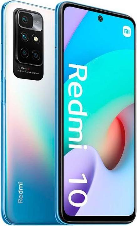 Produktbild Xiaomi Redmi 10 2022 (128 GB, Sea Blue, 6.50", Dual SIM, 50 Mpx, 4G)