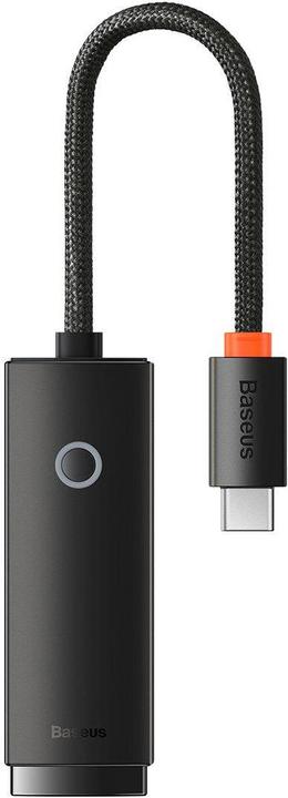 Produktbild Baseus Lite Series Ethernet Adapter Type-C to RJ45 LAN Port (100Mbps) Black (USB-C, RJ45 (1x))