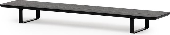 Actual product image Oakywood Desk Shelf - dual monitor stand - made of solid wood - colour Black / Black -