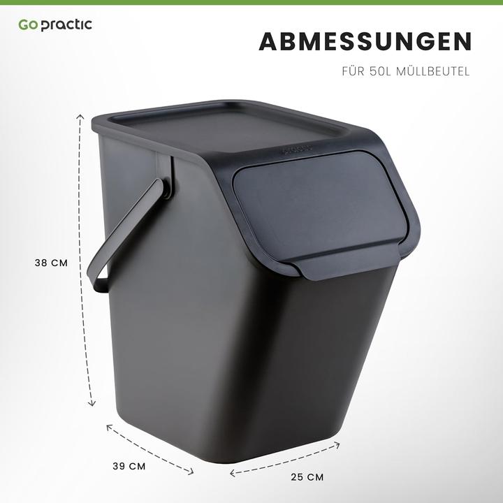 Actual product image Go Practic Waste bin system (25 l)