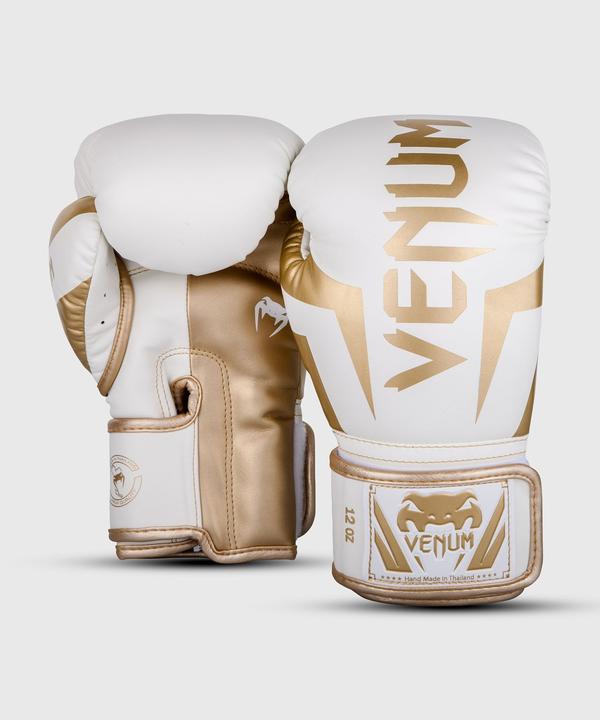 Immagine prodotto Venum Elite Boxhandschuhe Weiss/ Gold (8 OZ)