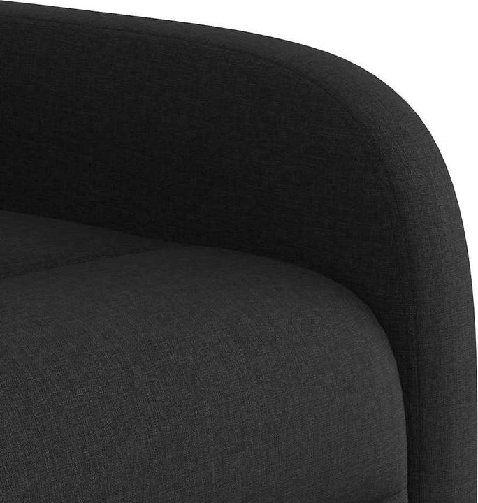 Actual product image VidaXL Massage chair with stand-up aid black fabric